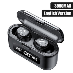 Open image in slideshow, 3500MAH Bluetooth 5.0 Earphone 8D Hifi Stereo Wireless Earphones Mini Headphones TWS Sport Waterproof Headset For IPhone Android
